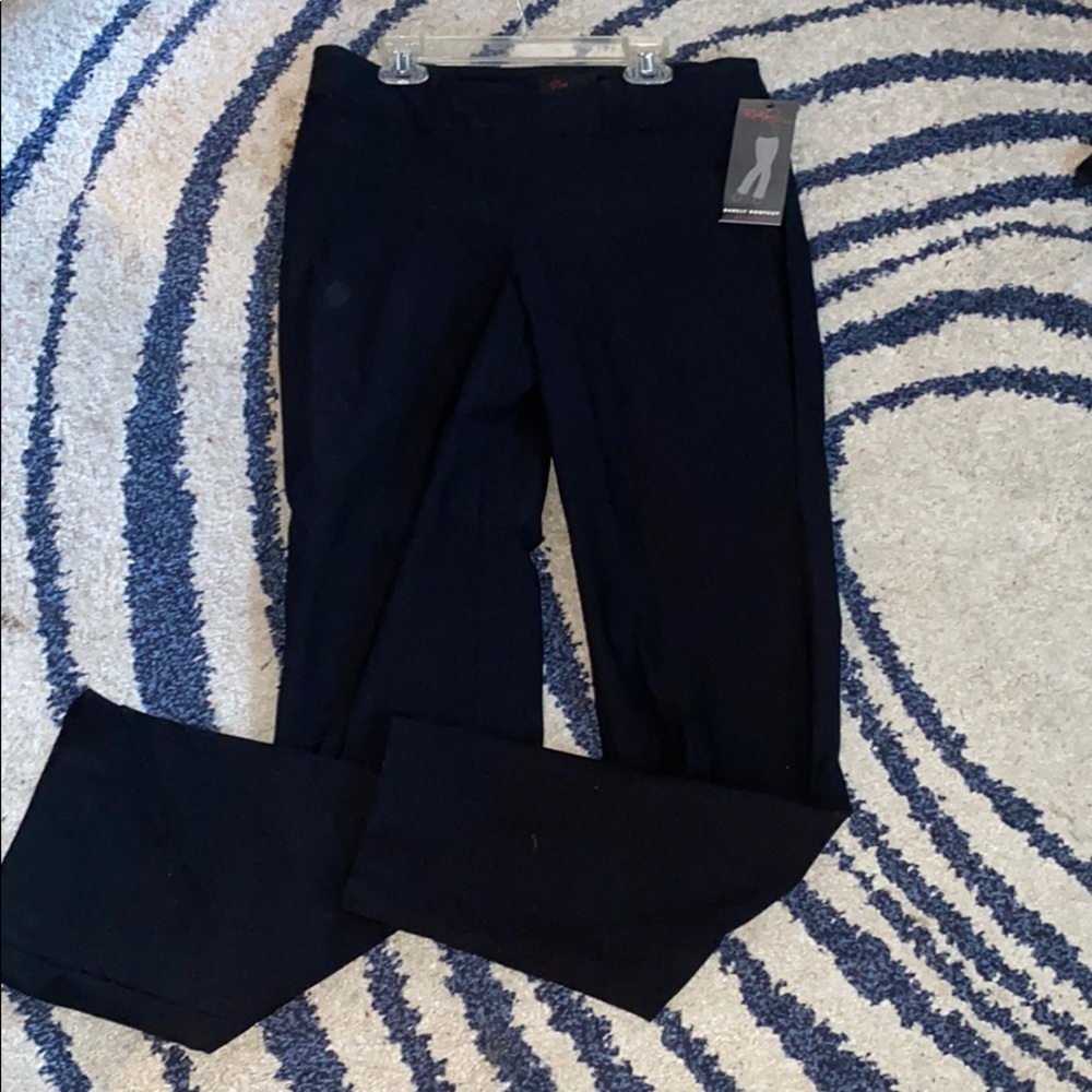 Black bootcut pants